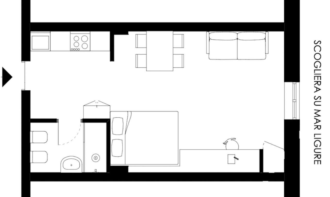 Ca De Ma - Sea Front Apartment Genova Kültér fotó